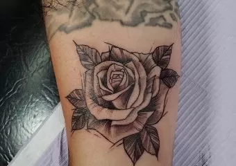 Bleeding Rose Tattoo