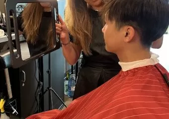 Jessica@ The Supreme Barbershop