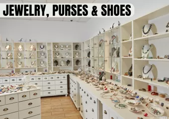 Jewelry, Purses and Shoes