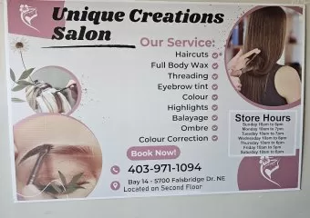 Unique creations salon