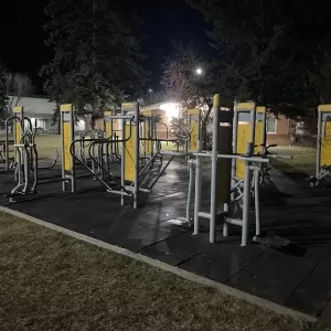 Louise Riley Park with Fitness Equipment