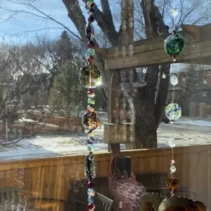 Purple Sparrow Glass